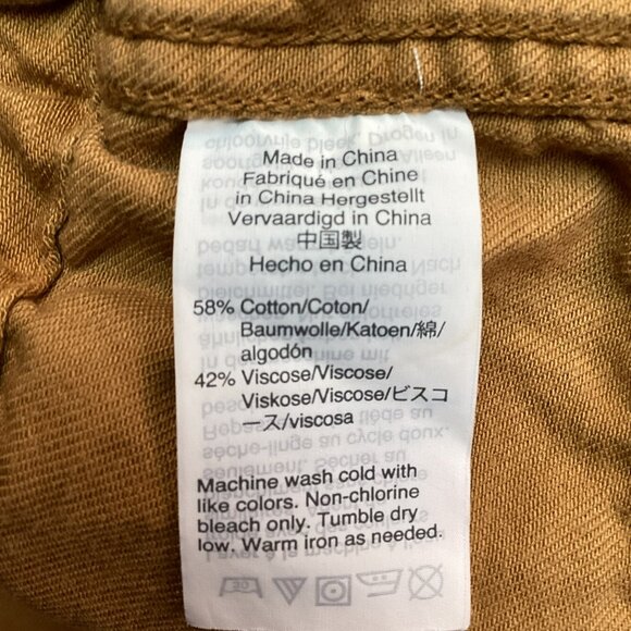 Madewell Snap Front Jacket Womens Medium Cotton  Blend Chestnut Brown - Picture 11 of 12